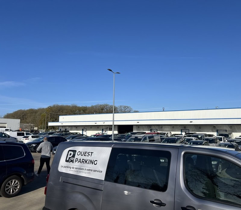 Outside car park + shuttle service